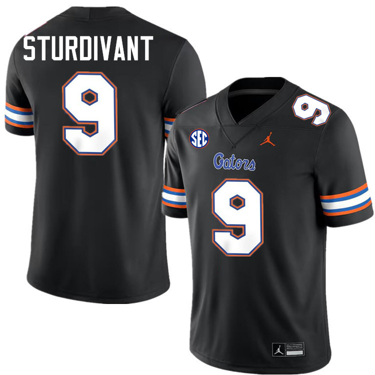 #9 J. Michael Sturdivant Gators Jersey,Florida Gators College Football Jerseys Stitched-Black